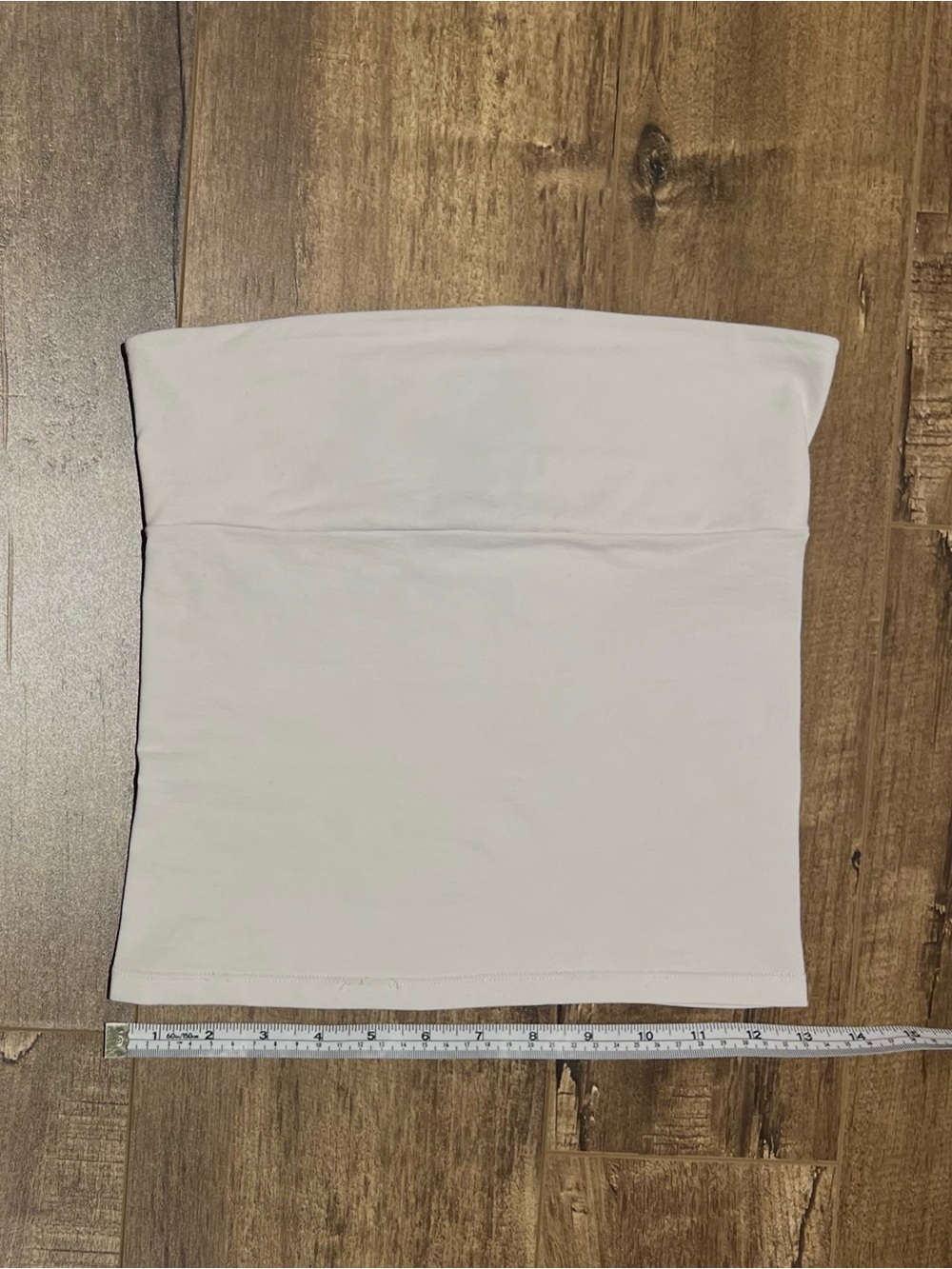 Theory White Strapless Tube Top